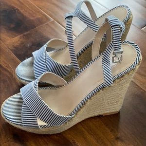 Victoria’s Secret striped wedges size 7